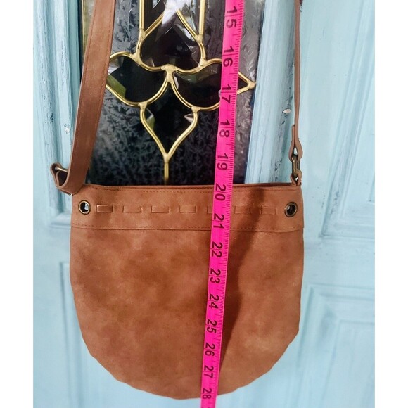 Women's Crossbody Bag Faux Leather Whipstitch by Twig & Arrow - Picture 5 of 10